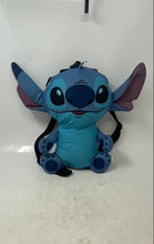 Load image into Gallery viewer, Disney Kids Blue Lilo And Stitch Adjustable Strap Zipper Plush Backpack
