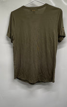Load image into Gallery viewer, Michael Kors Womens Green Short Sleeve Keyhole Neck Pullover Blouse Top Size S/P