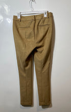 Load image into Gallery viewer, Loft Womens Brown Stretch Flat Front High Waist Skinny Leg Ankle Pants Size 2