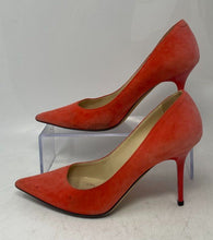 Load image into Gallery viewer, Authentic Jimmy Choo London Womens Orange Pump Heels Size EUR 36 Worn/Stained