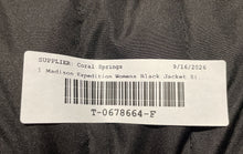 Load image into Gallery viewer, 1 Madison Expedition Womens Black Long Sleeve Parka Jacket Size Small