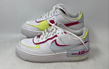 Load image into Gallery viewer, Nike Womens Air Force 1 Shadow FQ8885-100 White Pink Yellow Sneaker Shoes Sz 8.5
