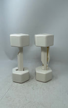 Load image into Gallery viewer, Everlast White Fitness Exercise 2lb Dumbbells For Nintendo Wii Not Tested