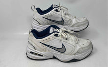 Load image into Gallery viewer, Nike Mens Air Monarch IV 415445-102 White Blue Gray Lace-Up Sneakers Shoes Sz 10