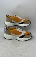 Load image into Gallery viewer, Michael Kors Womens Flynn Yellow Beige Lace-Up Low Top Sneaker Shoes Size 7M