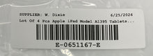 Load image into Gallery viewer, Lot Of 4 Pcs Apple iPad 2 Model A1395 Tablets Not Tested Locked For Parts