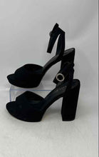 Load image into Gallery viewer, Madden Girl Womens Summit Black High Block Heel Ankle Strap Sandals Size 8.5 M