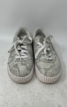 Load image into Gallery viewer, Puma Womens Carina Snake Lux 373928-01 Gray Low Top Lace-Up Sneaker Shoes Size 6