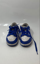 Load image into Gallery viewer, Nike Boys Dunk Low Blue White Leather Lace-Up Low Top Sneaker Shoes Size 13C