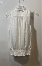 Load image into Gallery viewer, Michael Kors Womens White Sleeveless Cowl Neck Blouse Top Size Medium