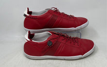 Load image into Gallery viewer, PLAE Unisex Mulberry Red White Low Top Lace-Up Sneaker Shoes Size M 10 W 11.5