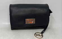 Load image into Gallery viewer, Marc New York Womens Black Leather Charm Adjustable Strap Crossbody Purse
