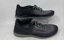 Load image into Gallery viewer, Nike Mens Flex 2016 RN Black Gray Lace-Up Sneakers Shoes Size 11.5