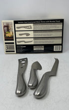 Load image into Gallery viewer, Stainless Steel Constricted Cheese Knives With Brushed Finish Set Of 3 Pieces
