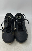 Load image into Gallery viewer, Nike Womens Hyperdiamond 4 Elite Black White Lace-Up Softball Cleats Size 7.5