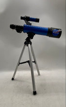 Load image into Gallery viewer, Nasa Lunar Blue Silver Small Refractor Telescope With Adjustable Tripod