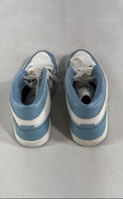 Load image into Gallery viewer, Nike Womens Air Jordan 1 Mid BQ6472-141 White And Blue Basketball Shoes Size 7.5