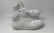 Load image into Gallery viewer, Adidas Womens Hoops 3.0 Mid GW5457 White Lace-Up Sneaker Shoes Size 6.5