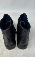 Load image into Gallery viewer, Chitos Mens Black Leather Square Toe Side Zip Ankle Boots Size EUR 37