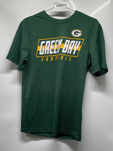 Load image into Gallery viewer, NFL Team Apparel Mens Green Fans Green Bay Packers Football T-Shirt Size Small