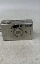Load image into Gallery viewer, Canon ELPH 2 Silver Built-In Flash Point & Shoot Film Camera Not Tested
