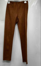 Load image into Gallery viewer, Extasy Womens Brown Faux Suede Skinny Leg Side Zip Ankle Pants Size 42