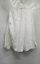 Load image into Gallery viewer, Michael Kors Mens White Cotton Long Sleeve Slim Fit Dress Shirt Size XL 17 34/35
