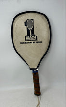 Load image into Gallery viewer, Vintage Leach Lady Swinger Blue Number One By Design Tennis Racquetball w/ Cover