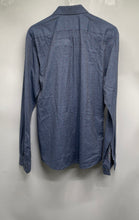 Load image into Gallery viewer, Hugo Boss Mens Blue Printed Extra Slim Fit Long Sleeve Button-Up Shirt Size M