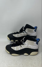 Load image into Gallery viewer, Nike Kids Air Jordan 6 Rings 323432-142 Black White Basketball Shoes Size 2