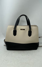 Load image into Gallery viewer, Kate Spade New York Womens Laurel Way Evangelie Black Beige Satchel Bag w/ Strap