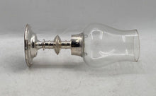 Load image into Gallery viewer, AMC Silver Tone Glass Classic Home Decor Decorative Candlestick Holder