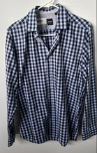 Load image into Gallery viewer, Hugo Boss Mens Multicolor Printed Cotton Regular Fit Button-Up Shirt Size S