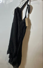 Load image into Gallery viewer, Roberto Collina Womens Black One Shoulder A-Line Dress Size Small With Tag