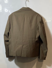 Load image into Gallery viewer, Zara Mens Brown Notch Lapel Welt Pocket Double Breasted Blazer Jacket Size M