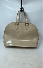 Load image into Gallery viewer, Alberta Di Canio Womens Nude Leather Inner Pockets Top Handle Satchel Bag