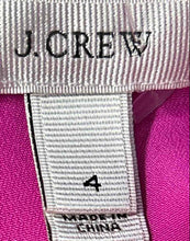 Load image into Gallery viewer, J.Crew Womens Pink Silk Sleeveless Round Neck Ruffle Tank Top Size 4