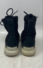 Load image into Gallery viewer, Sorel Womens Explorer II Joan NL4455-011 Black Faux Fur Snow Boots Size 8
