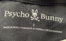 Load image into Gallery viewer, Psycho Bunny Womens Black Cotton Short Sleeve Crew Neck Pullover T-Shirt Size 2