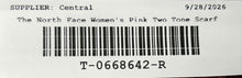 Load image into Gallery viewer, The North Face Womens Pink Two-Tone Knitted Rectangular Scarf One Size