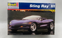Load image into Gallery viewer, Revell Monogram 1:25 Scale Sting Ray III Concept Car Plastic Model Kit In Box