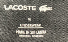 Load image into Gallery viewer, Lacoste Mens Black Short Sleeve Pullover T-Shirt Size Medium