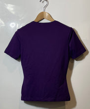 Load image into Gallery viewer, Authentic Escada Womens Purple Short Sleeve V-Neck T-Shirt Size EUR 34