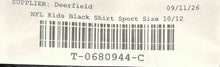 Load image into Gallery viewer, Ultra Game Kids Black NFL Miami Dolphins Sports Graphic T-Shirt Size 10-12