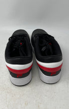 Load image into Gallery viewer, Fila Mens A-Low 1CM00551-014 Black White Red Leather Sneakers Shoes Size 9.5