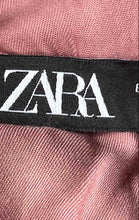 Load image into Gallery viewer, Zara Womens Pink Ruched Asymmetric Hem Long Maxi Skirt Size XS