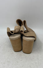 Load image into Gallery viewer, Cole Haan Womens Callista Beige Peep Toe Block Heel Slingback Sandals Size 10B