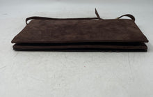 Load image into Gallery viewer, Vintage Unbranded Womens Brown Suede Inner Pockets Adjustable Strap Shoulder Bag