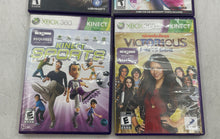 Load image into Gallery viewer, Lot Of 5 Pcs Assorted Microsoft Xbox 360 Kinect ESRB Rated Mixed Video Games