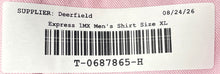 Load image into Gallery viewer, Express 1MX Mens Pink Long Sleeve Collared Extra Slim Fit Dress Shirt Size XL